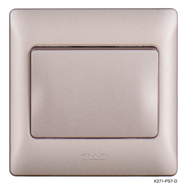 1Gang 2Way Switch - Gold In Colour