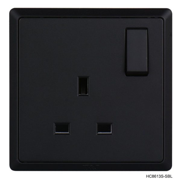 Normal Single Socket - Black 1 In Colour