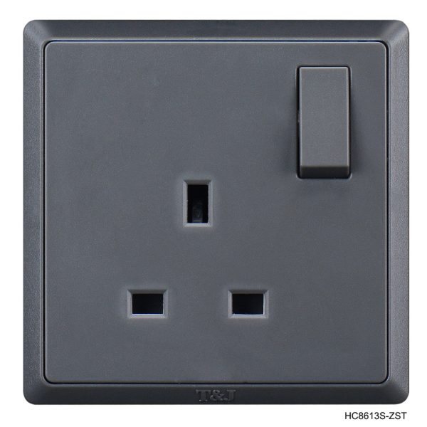 Normal Single Socket - Black In Colour