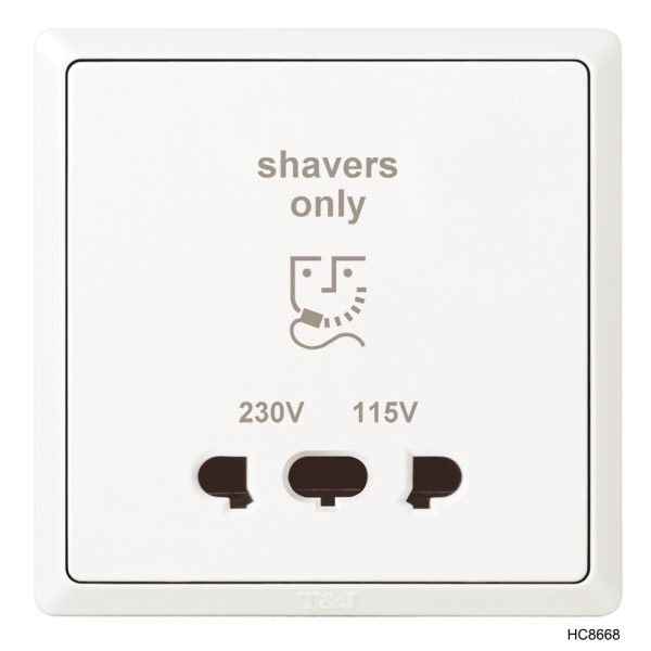 Shaver Socket- White In Colour