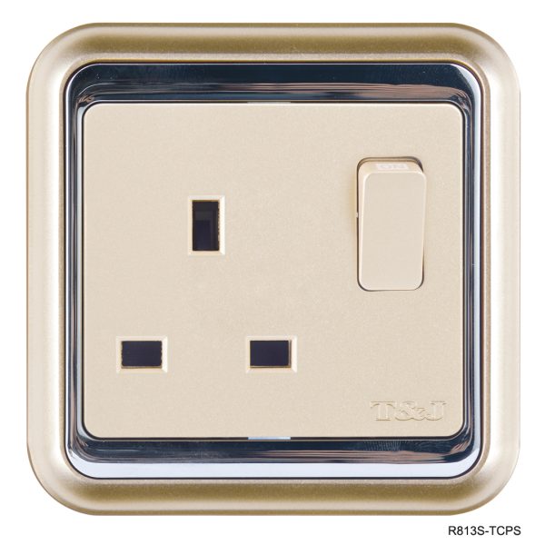 Single Socket - Gold In Colour