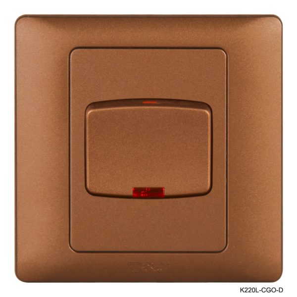 Water Heater Switch 50Amps - Coffee Brown In Colour