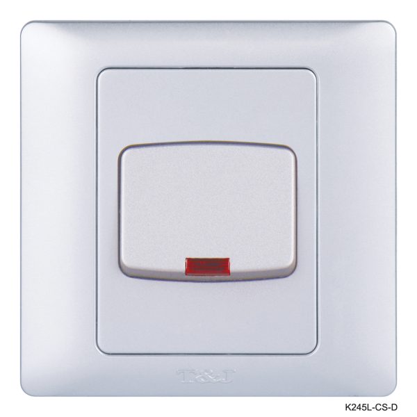 Water Heater Switch 50Amps - Silver In Colour
