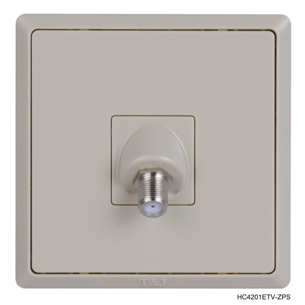 TV Socket -White In Colour